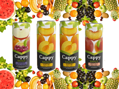 Cappy (33 cl.) | 80,00